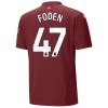 Maillot de Supporter Manchester City Foden 47 Troisième 2024-25 Pour Enfant